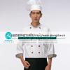 庞哲法式双排扣厨师服春秋 酒店餐厅男女厨师工作服长袖 厨房服装
