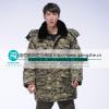 PANGZHE军旅迷彩服冬装新款军训工程服保暖棉服 迷彩防寒大衣
