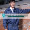 庞哲男女春秋厚款牛仔套装电焊汽修工程服矿山服煤矿工作服